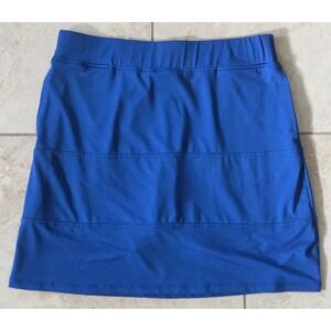 Court Haley Royal Blue Athletic Tennis Golf Skort Skirt Womens Medium Pocket